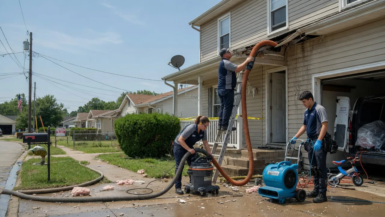 Water Damage Restoration in Petersburg, IL near me